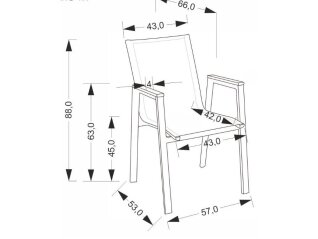 Lauko kėdė FIERRO Lauko kėdė FIERRO