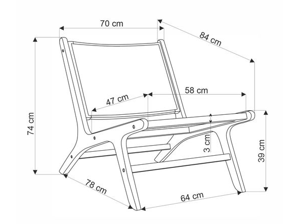 Lauko kėdė FODEN 12