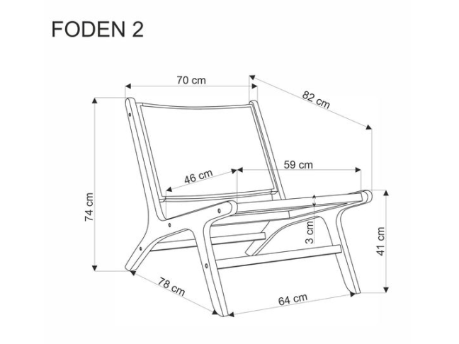 Lauko kėdė FODEN 2 11