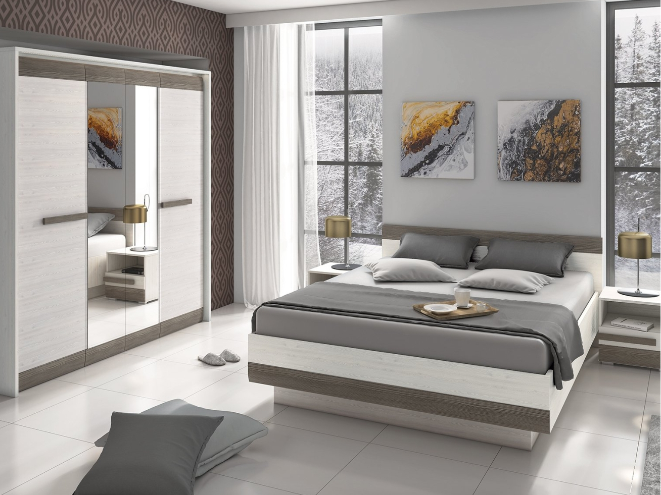 Jaunuolio lova su stalčiais BLANCO 1601 13