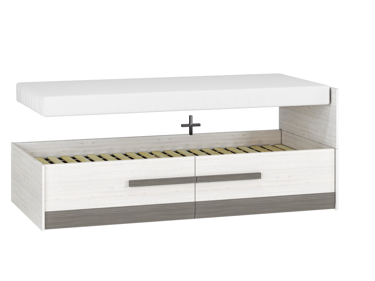 Jaunuolio lova su stalčiais BLANCO 1601 6 Jaunuolio lova su stalčiais BLANCO 1601 6