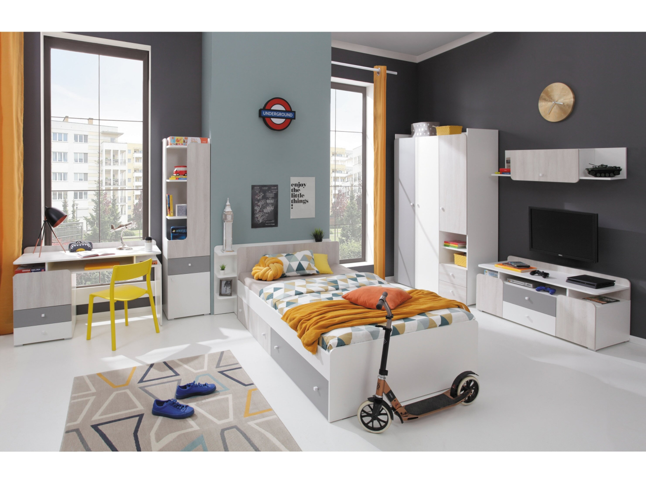 Jaunuolio lova su stalčiais CM12 1 Jaunuolio lova su stalčiais CM12 1