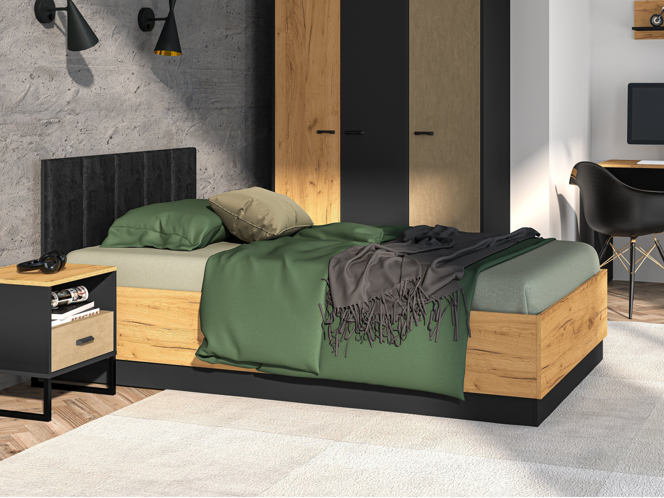 Jaunuolio lova COLT 0901 + WKL Jaunuolio lova COLT 0901 + WKL