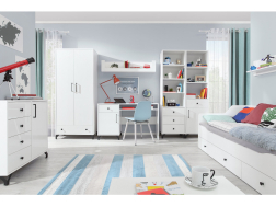 Jaunuolio lova su stalčiais BE13