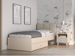 Jaunuolio lova su stalčiumi MEVEL 08 + WKL