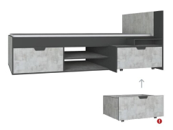Jaunuolio lova su stalčiais NA13