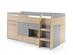 Lova su rašomuoju stalu ir komoda OR8