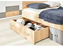Jaunuolio lova su stalčiais PIXEL14
