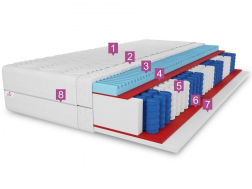 Lova su čiužiniu PM MONTREAL 140x200
