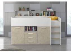 Lova su stalčiais ir rašomuoju stalu NEO