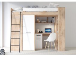 Lova su spinta ir rašomuoju stalu VERANA