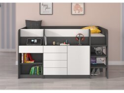 Lova su stalčiais ir rašomuoju stalu SMILE