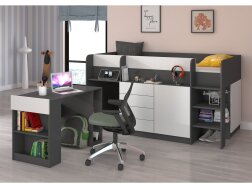 Lova su stalčiais ir rašomuoju stalu SMILE