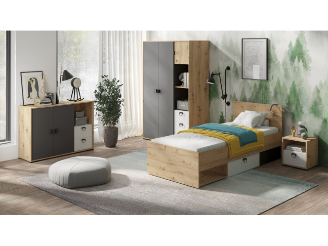 Jaunuolio lova su stalčiumi KEVIN REG 11 2 Jaunuolio lova su stalčiumi KEVIN REG 11 2