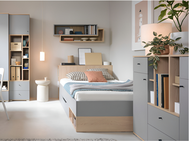 Jaunuolio lova su stalčiumi ORO OR6 1