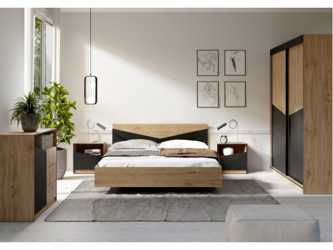 Lova su čiužiniu PMK ASTON8 160x200 Lova su čiužiniu PMK ASTON8 160x200