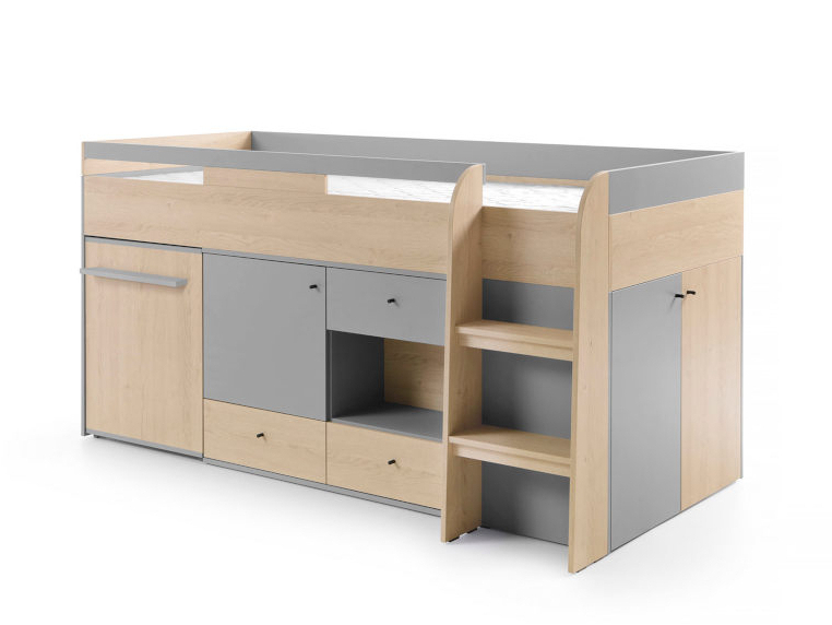 Lova su rašomuoju stalu ir komoda OR8