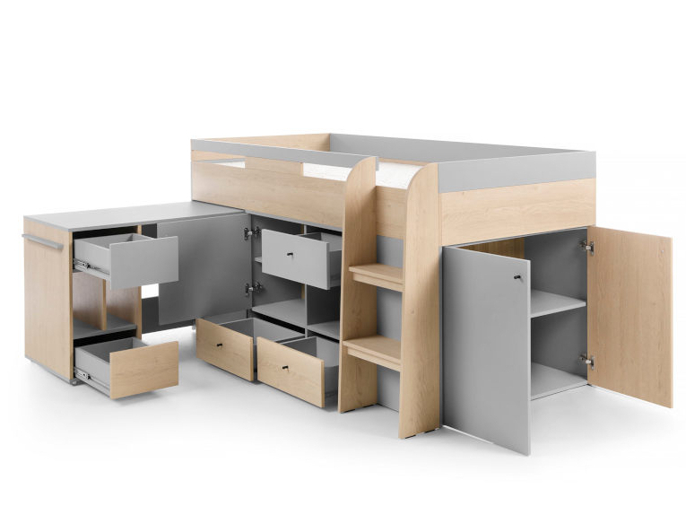 Lova su rašomuoju stalu ir komoda OR8 1