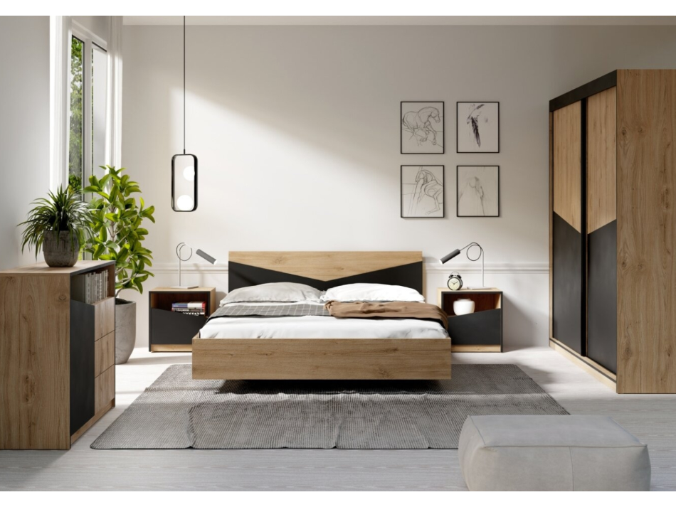 Lova su čiužiniu PMK ASTON8 160x200