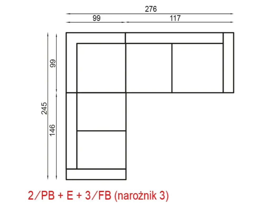 Minkštas kampas PARYS 3 5 Minkštas kampas PARYS 3 5