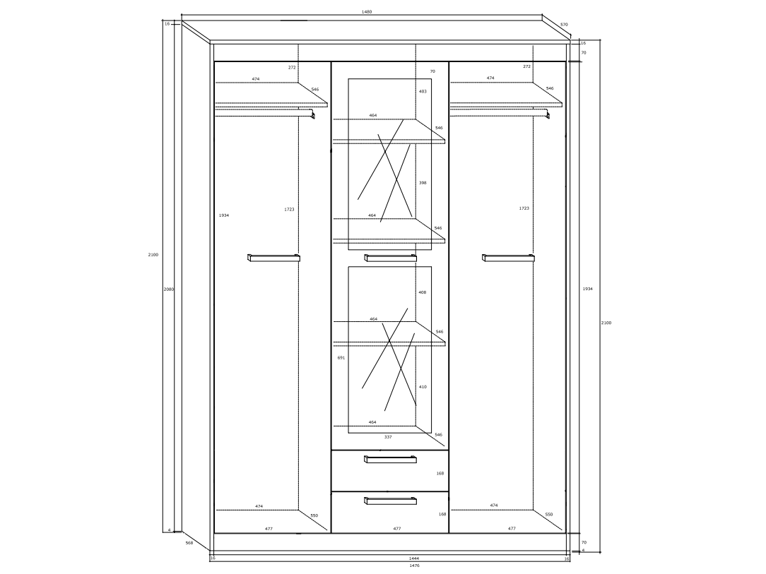 Miegamojo baldų komplektas MAXIMUS 12 2 Miegamojo baldų komplektas MAXIMUS 12 2