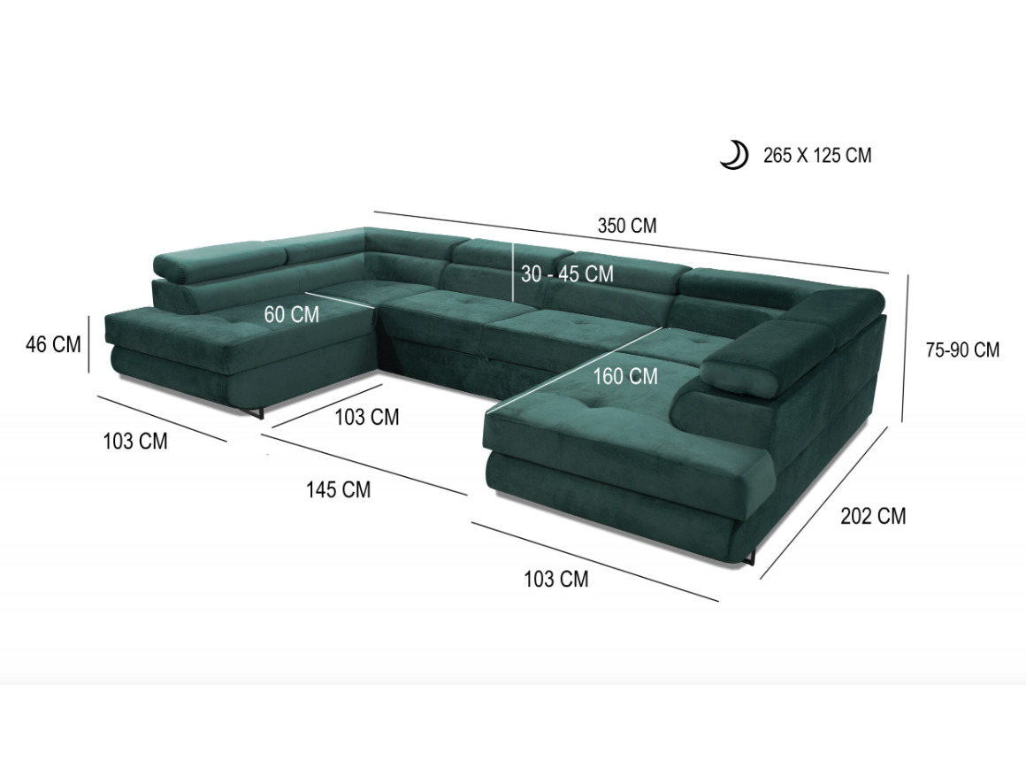 Minkštas kampas WEST 5