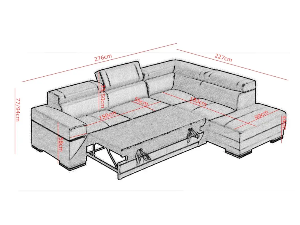 Minkštas kampas PARYS 1 3