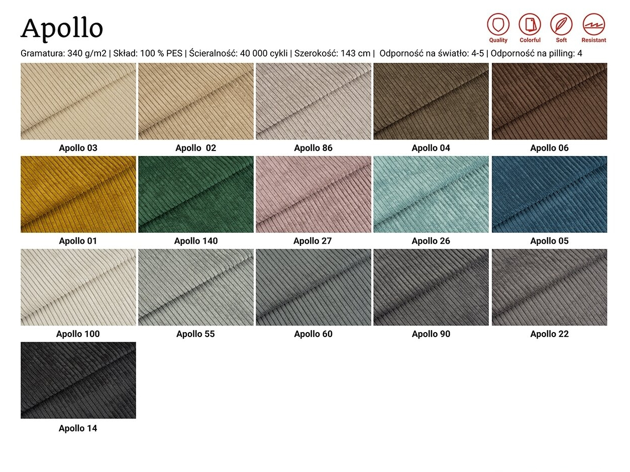 Minkštas kampas TOP 101 A+B 5