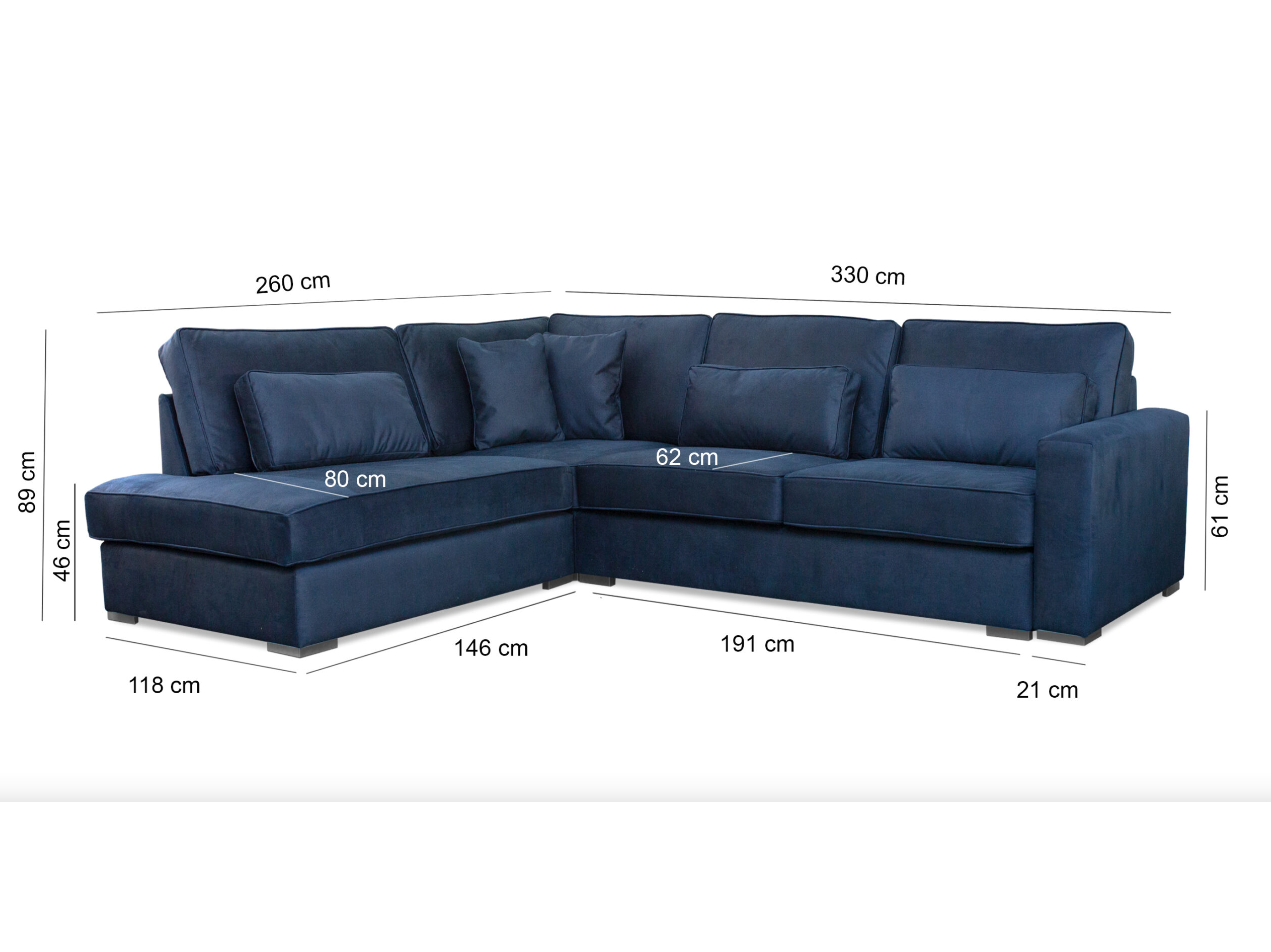 Minkštas kampas HURON 2