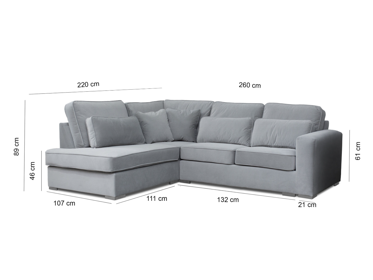 Minkštas kampas HAZEL 1