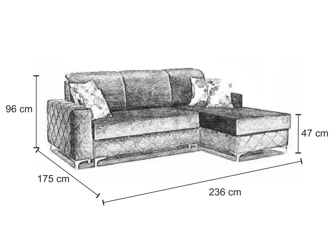 Minkštas kampas Borys Mini 6