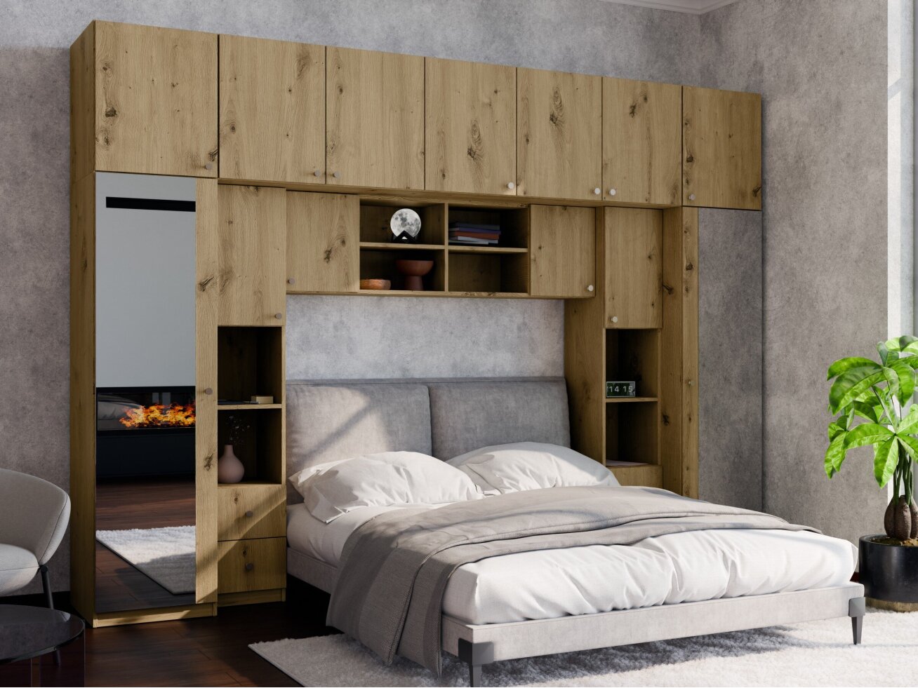 Miegamojo baldų komplektas SENA 3