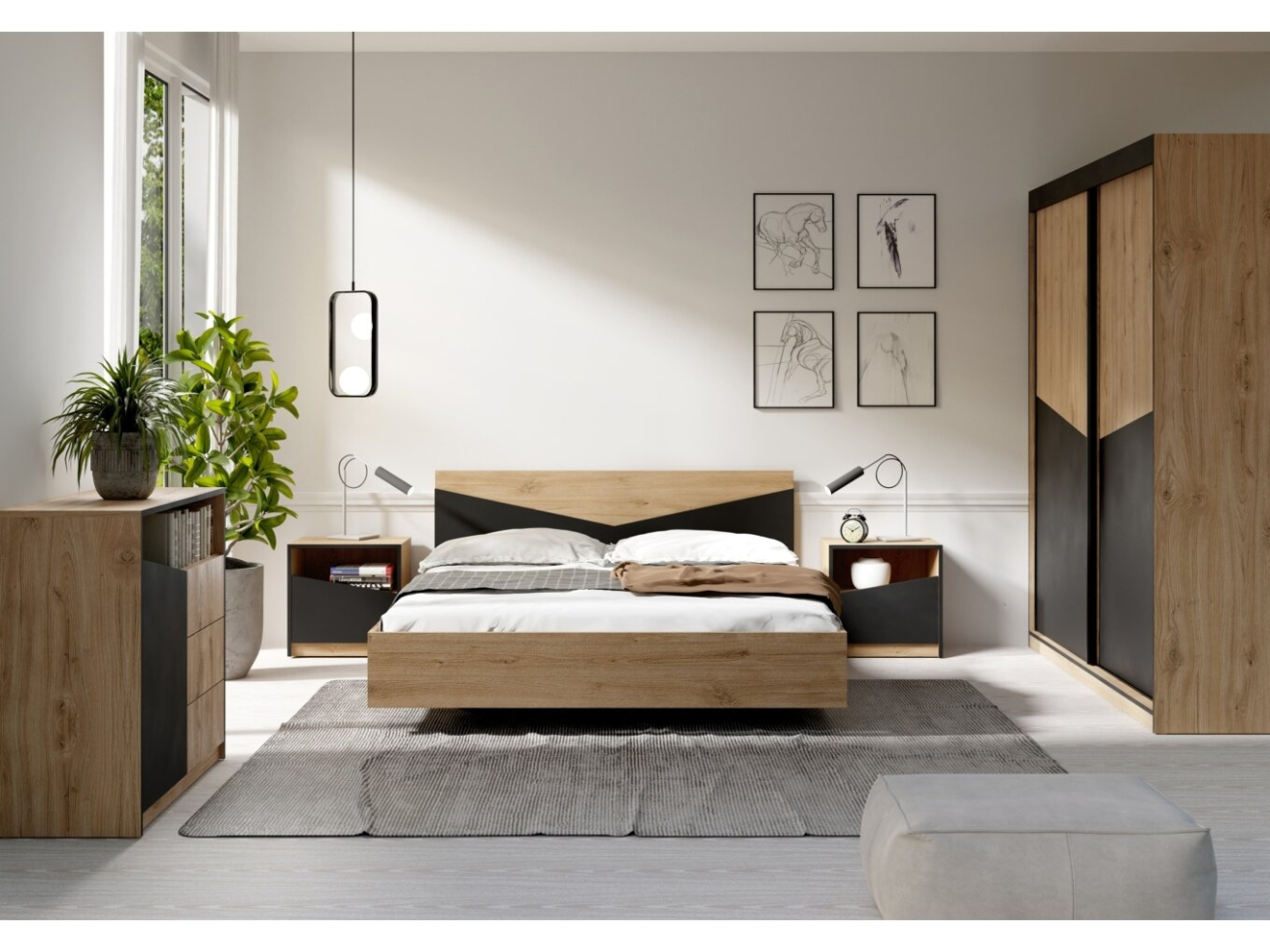 Miegamojo lova ASTON8 3 Miegamojo lova ASTON8 3