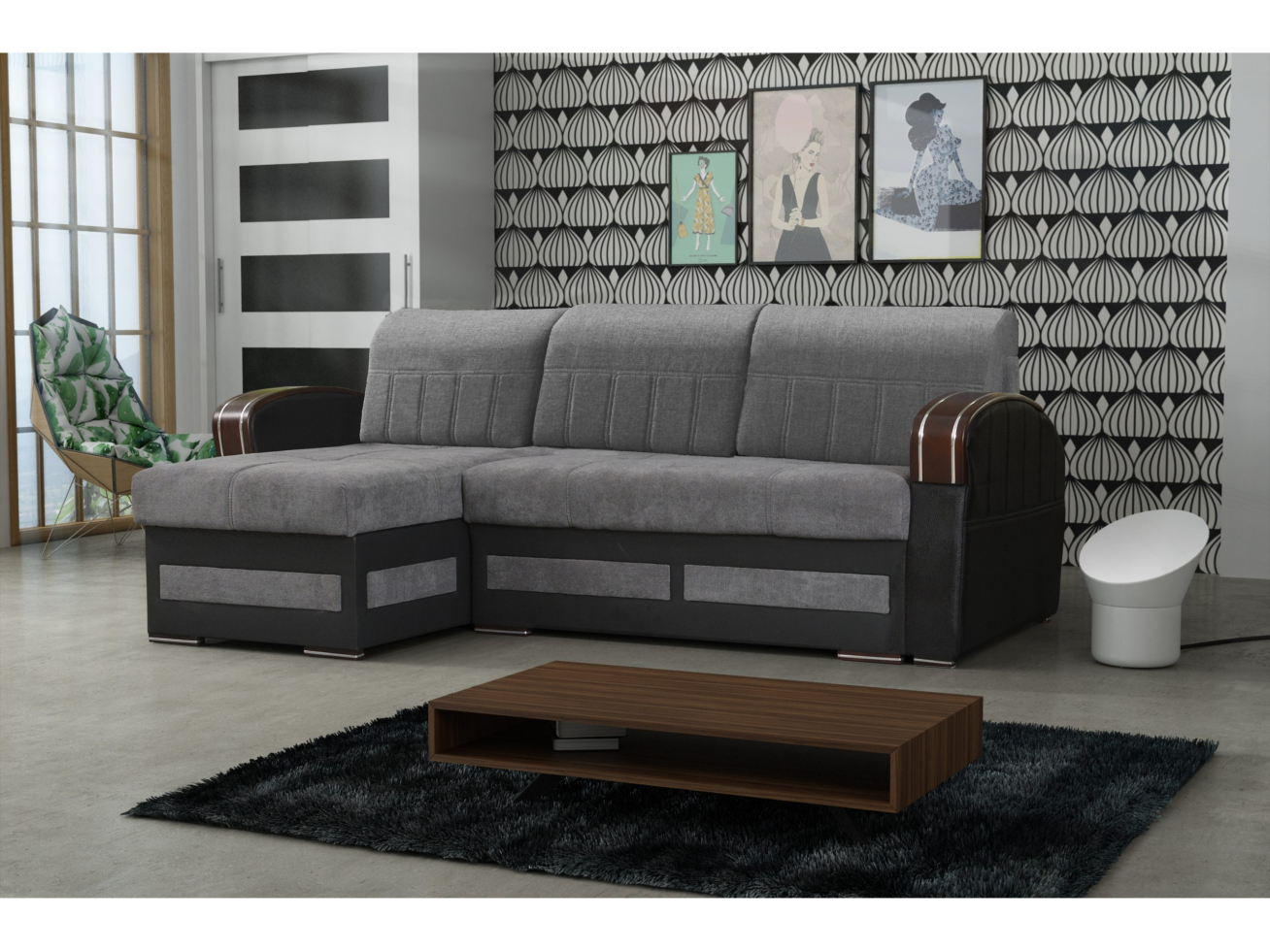 Minkštas kampas KEVIN BIS