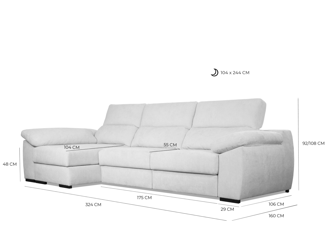 Minkštas kampas LEO OT-II 1 Minkštas kampas LEO OT-II 1