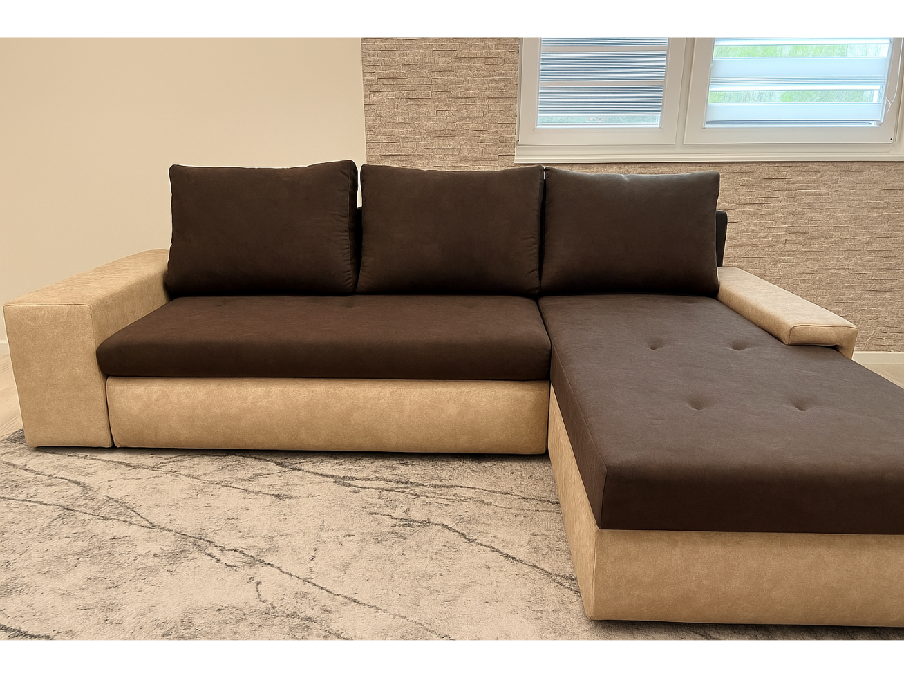 Minkštas kampas PABLO su pufais 2