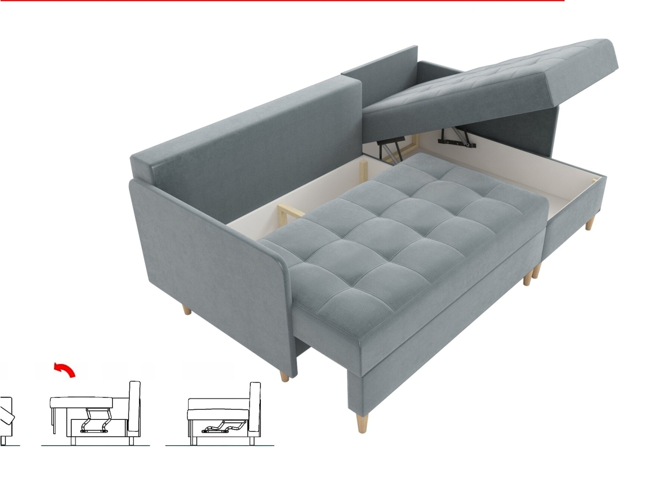 Minkštas kampas TOP 92 A+B 2