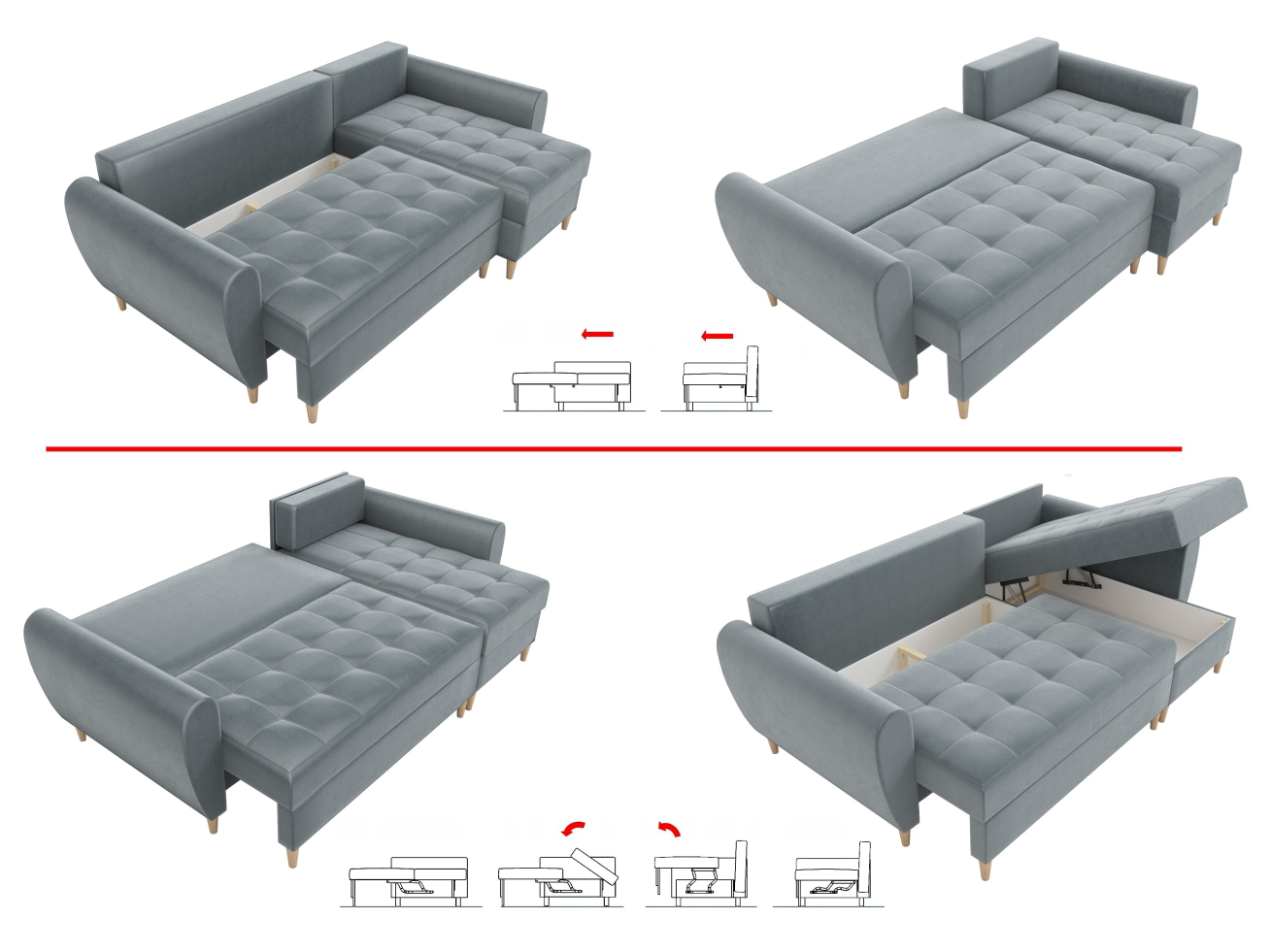 Minkštas kampas TOP 93 A+B 1 Minkštas kampas TOP 93 A+B 1