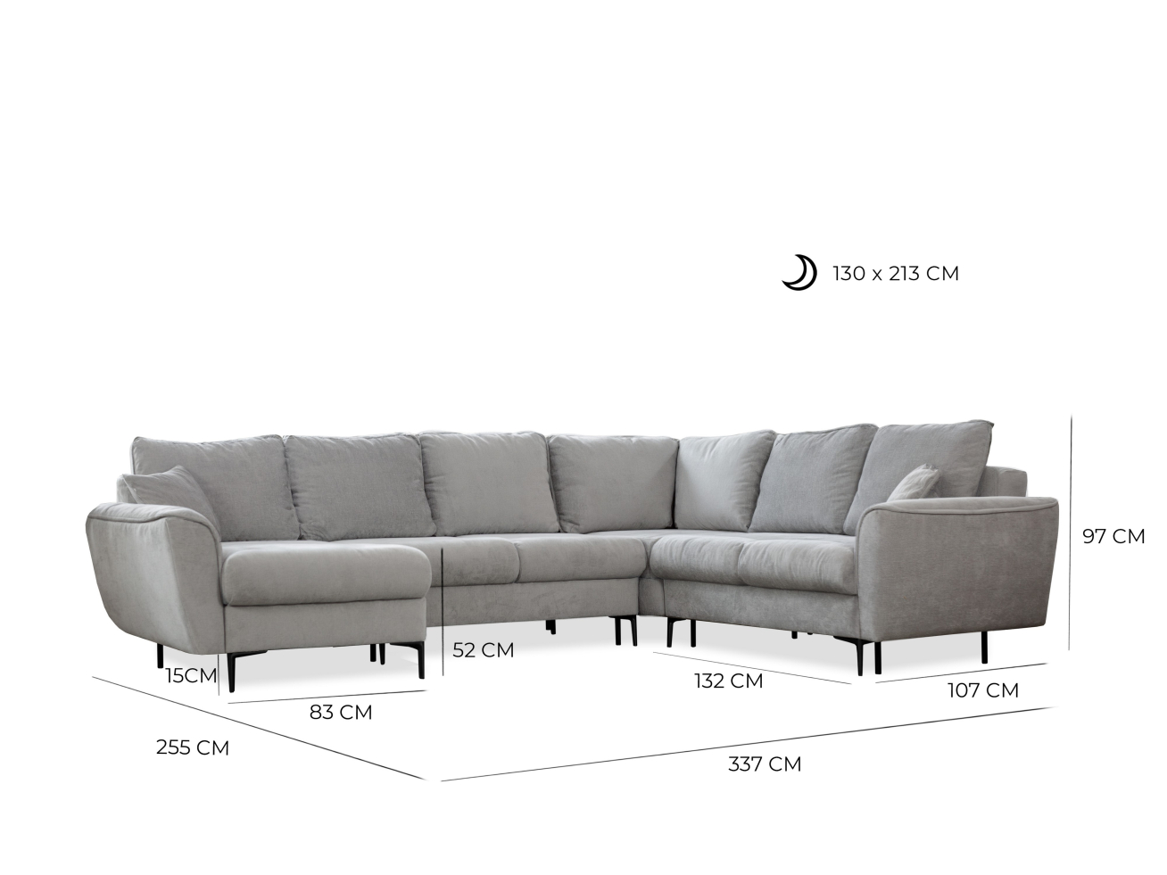 Minkštas kampas VASCO OT-II-R-II 4 Minkštas kampas VASCO OT-II-R-II 4