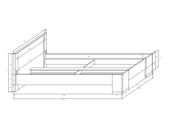 Miegamojo baldų komplektas VIKI
