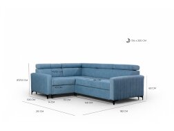 Minkštas kampas BLUE