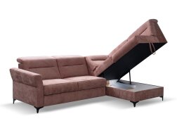 Minkštas kampas DENVER su pufa