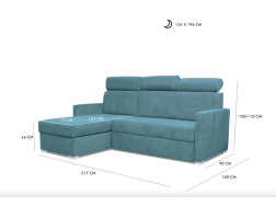 Minkštas kampas HUGO MINI