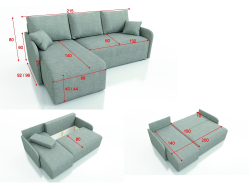 Minkštas kampas TOP 109 A+B