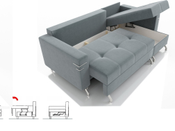 Minkštas kampas TOP 90 A+B