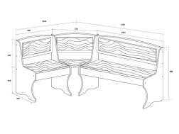 Minkštasuolis kampinis ZKU-01