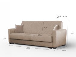 Minkštų baldų komplektas ANASTAZJA 3+1+1