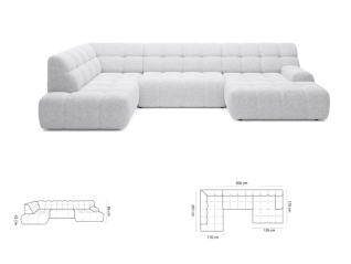 Minkštas kampas COCOON XL