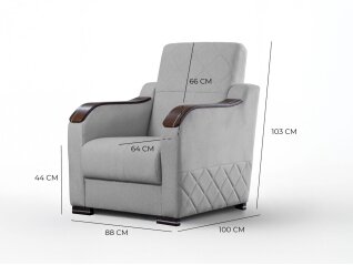 Minkštų baldų komplektas KORA 3+1+1