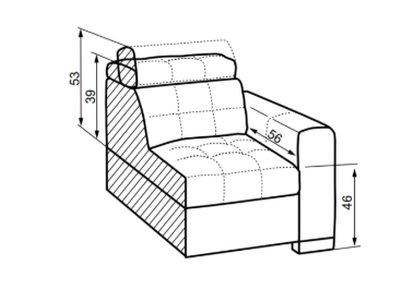 Minkštas kampas IRYS 2 4